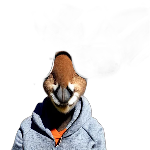 jacket, mask, animal, hat transparent PNG cut-out