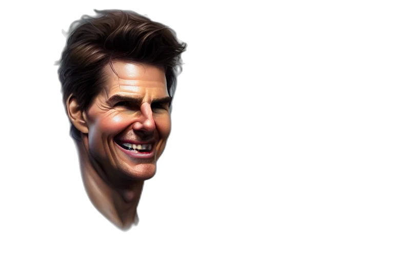 face, hair, mask, creature transparent PNG cut-out