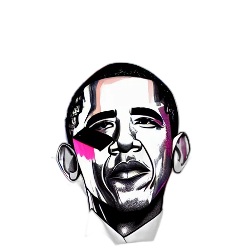 face, mask, vaporwave, cartoon transparent PNG cut-out