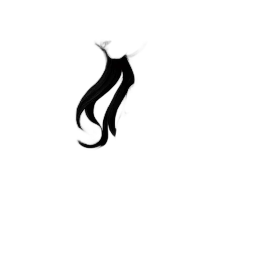 hair, dragon, staff, animal transparent PNG cut-out