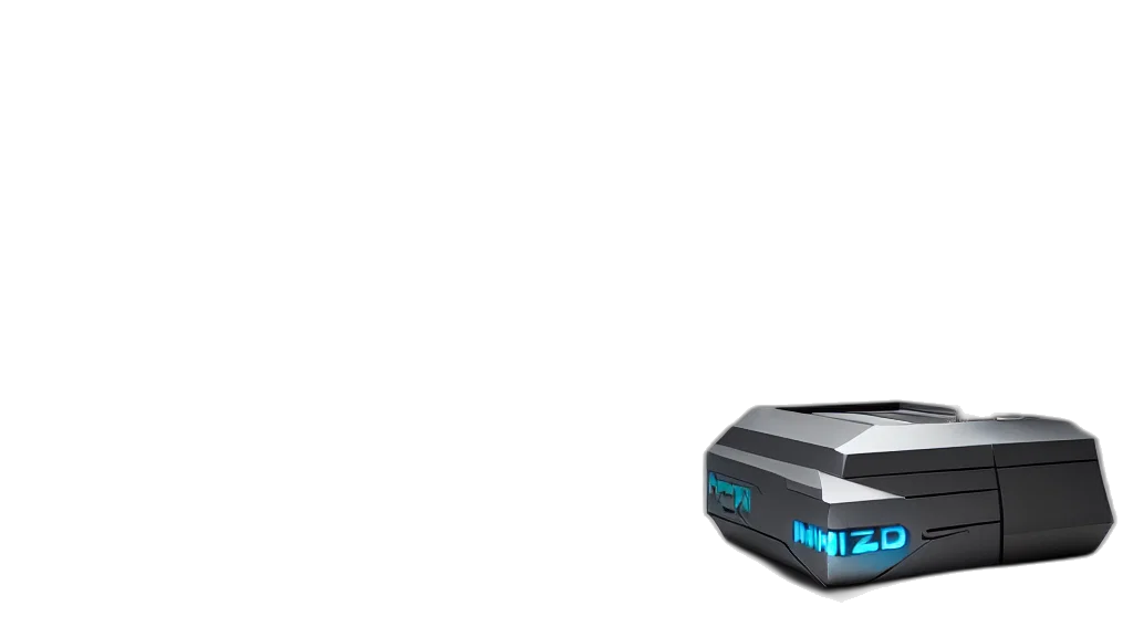 robot, 3d render, vaporwave, cyberpunk transparent PNG cut-out