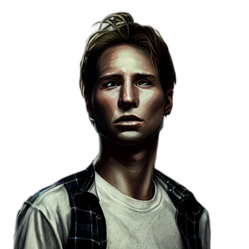 face, staff, photorealistic, comic book art transparent PNG cut-out