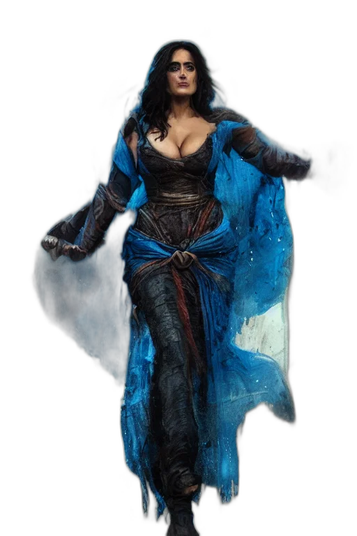 dress, concept art, fantasy art, comic book art transparent PNG cut-out