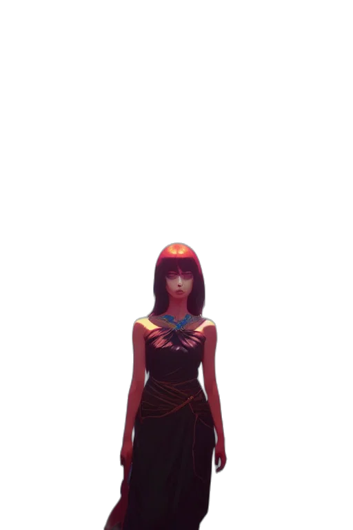 dress, robot, mask, creature transparent PNG cut-out
