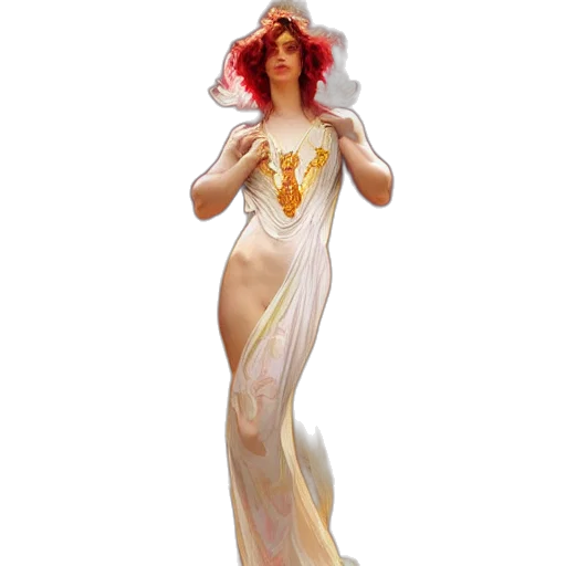 dress, concept art, fantasy art, 3d render transparent PNG cut-out