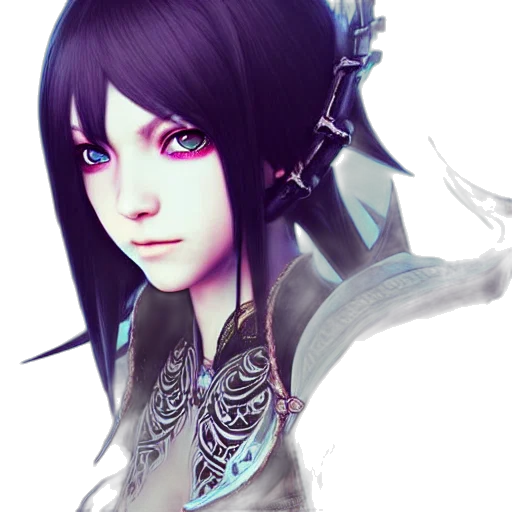 staff, face, jewelry, fantasy art transparent PNG cut-out
