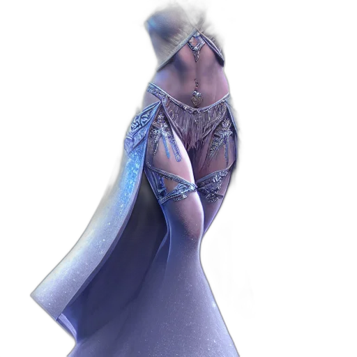 dress, jewelry, crown, concept art transparent PNG cut-out