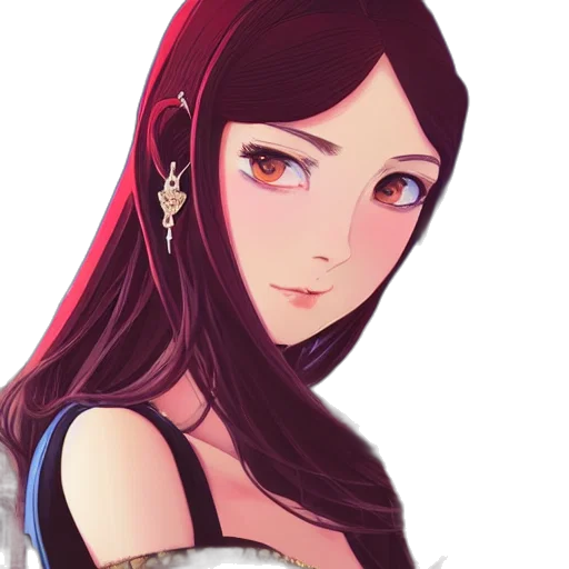 dress, face, crown, jewelry transparent PNG cut-out