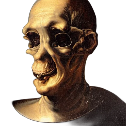mask, face, robot, creature transparent PNG cut-out