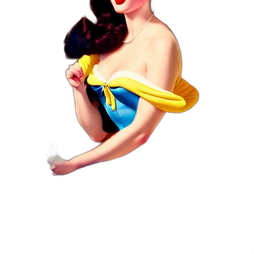 dress, crown, jewelry, staff transparent PNG cut-out
