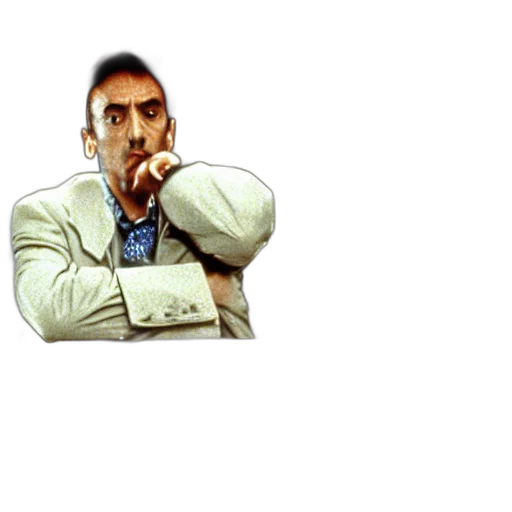 jacket, staff, face, animal transparent PNG cut-out