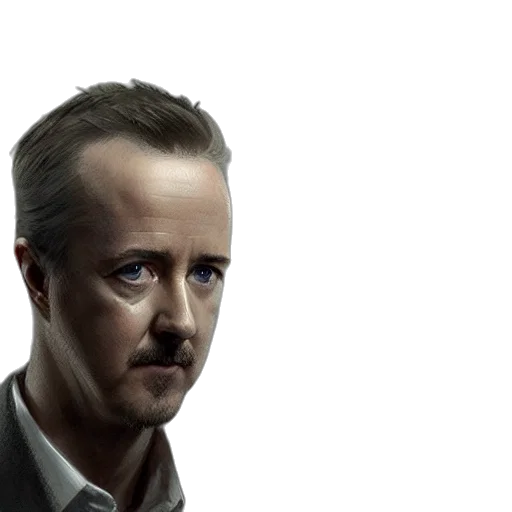face, photorealistic, concept art, cartoon transparent PNG cut-out