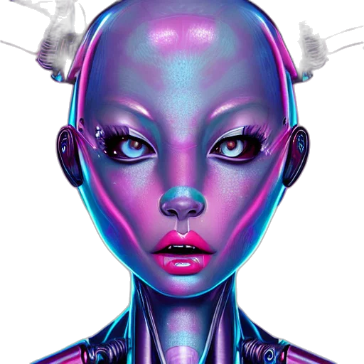 robot, face, mask, creature transparent PNG cut-out