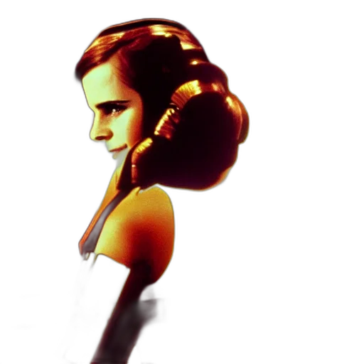 robot, hair, staff, face transparent PNG cut-out