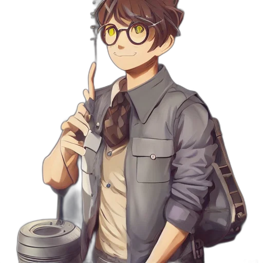 staff, weapon, anime, watercolor transparent PNG cut-out