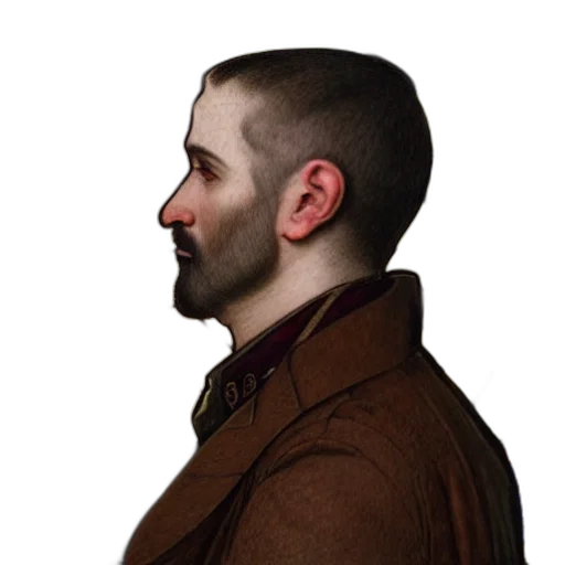 jacket, face, staff, mask transparent PNG cut-out