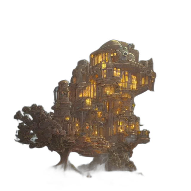 crown, tree, furniture, building transparent PNG cut-out