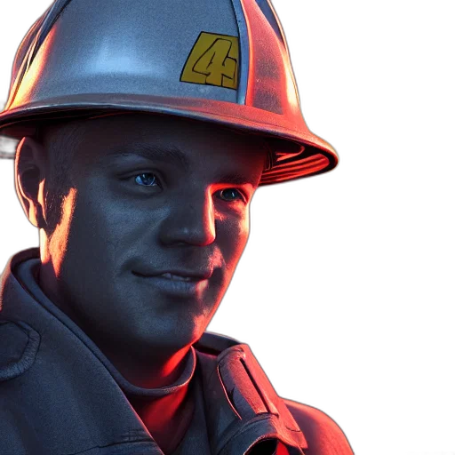 staff, face, robot, hat transparent PNG cut-out