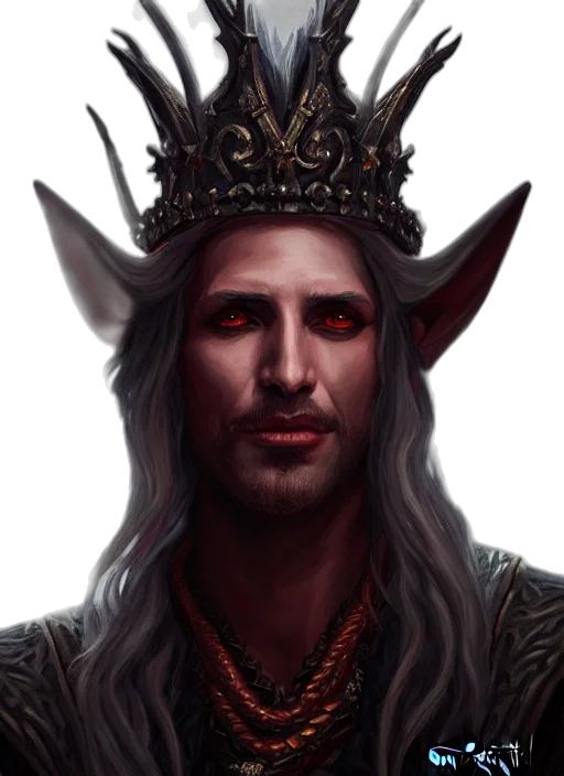 crown, face, dragon, staff transparent PNG cut-out