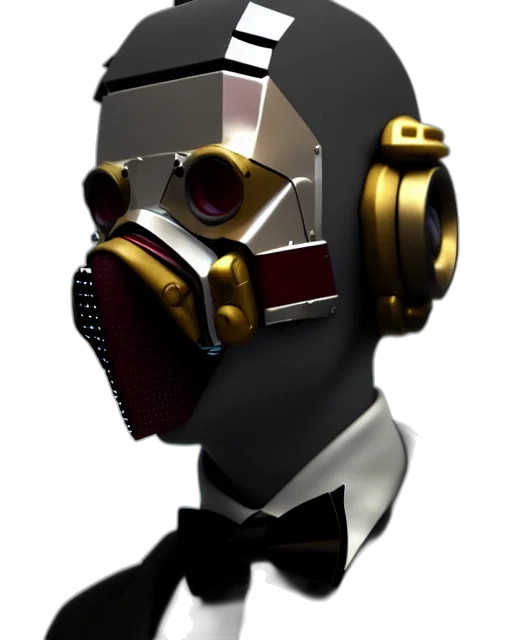 robot, mask, staff, face transparent PNG cut-out