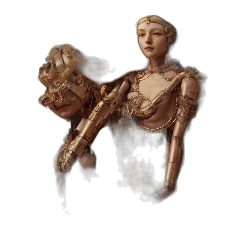 crown, mask, face, staff transparent PNG cut-out