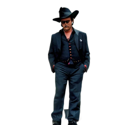 hat, jacket, staff, concept art transparent PNG cut-out