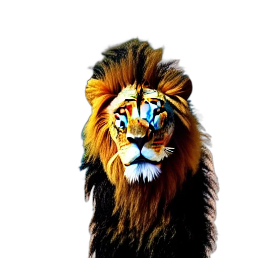animal, crown, staff, creature transparent PNG cut-out