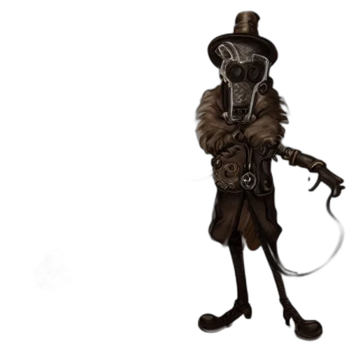 staff, hat, animal, mask transparent PNG cut-out