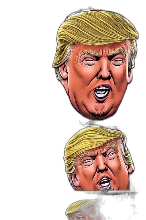 mask, face, 3d render, comic book art transparent PNG cut-out