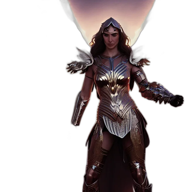 concept art, fantasy art, comic book art, 3d render transparent PNG cut-out
