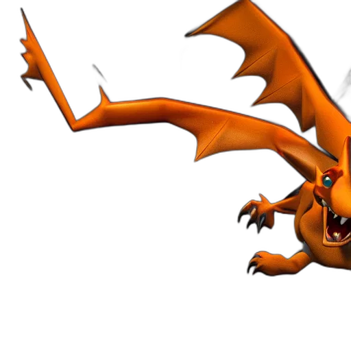 dragon, creature, animal, staff transparent PNG cut-out