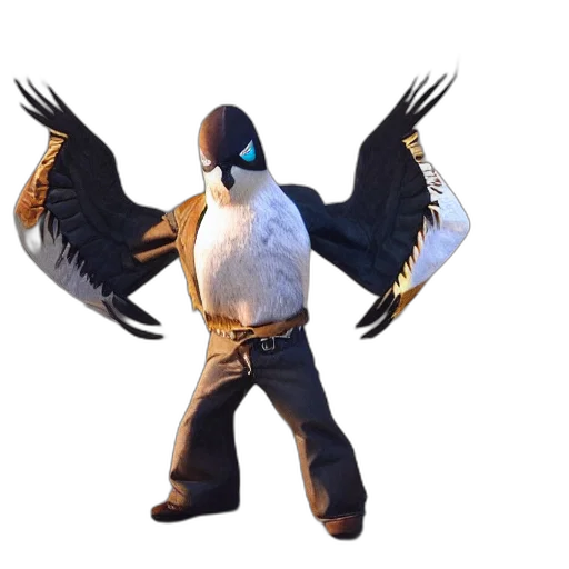 animal, creature, jacket, weapon transparent PNG cut-out