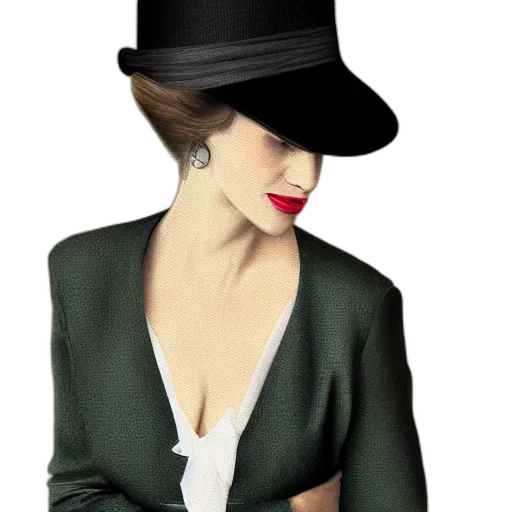 hat, dress, jewelry, jacket transparent PNG cut-out