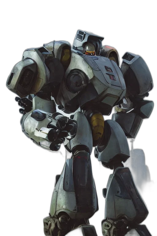 robot, weapon, concept art, 3d render transparent PNG cut-out