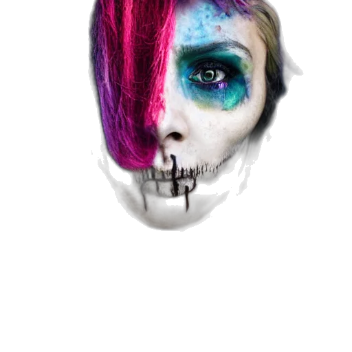 mask, face, hair, creature transparent PNG cut-out