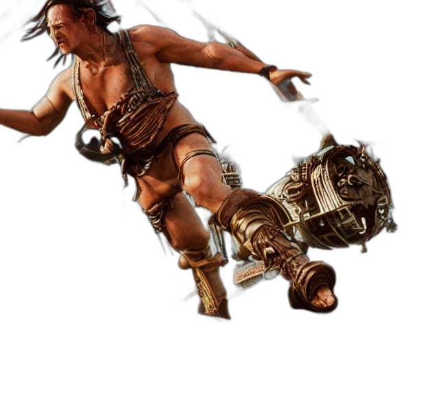 weapon, staff, sword, hair transparent PNG cut-out