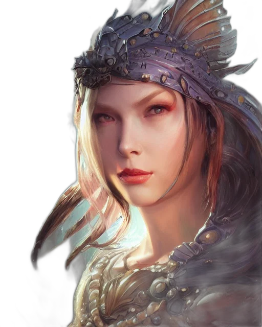 dragon, face, crown, sword transparent PNG cut-out