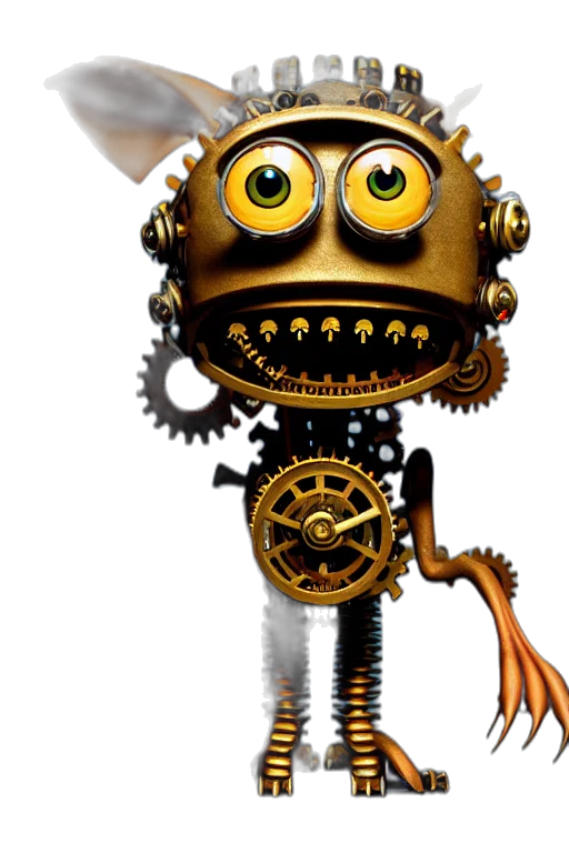 robot, staff, mask, animal transparent PNG cut-out