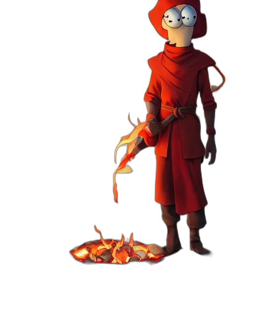 staff, weapon, dragon, mask transparent PNG cut-out