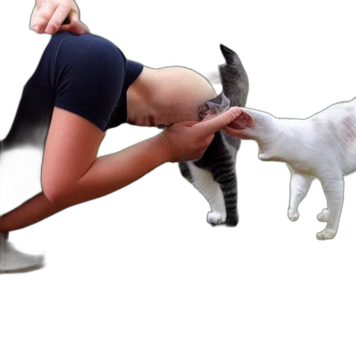 animal, creature, photorealistic, human transparent PNG cut-out