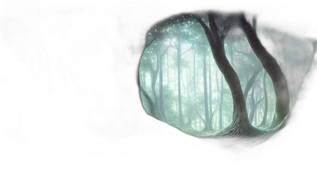 mask, tree, creature, hair transparent PNG cut-out