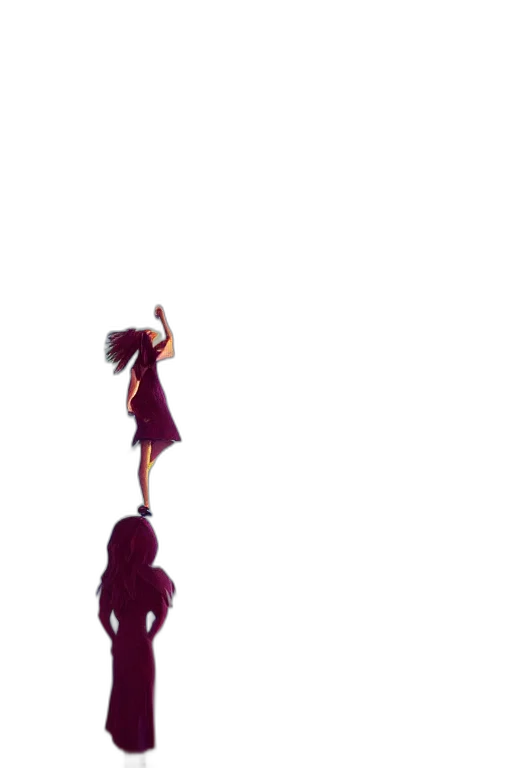 dress, staff, hair, umbrella transparent PNG cut-out