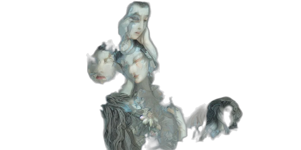 mask, creature, face, dress transparent PNG cut-out