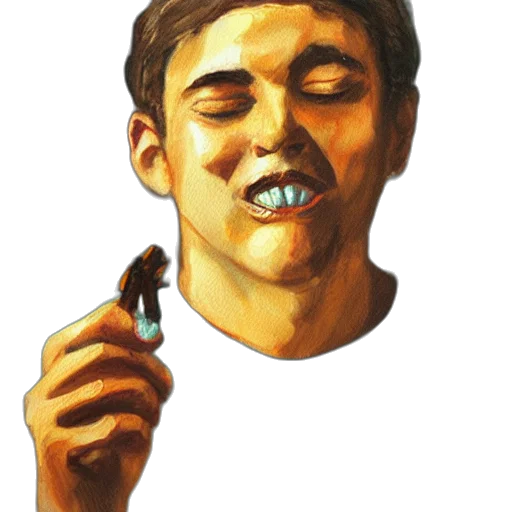 face, mask, food, staff transparent PNG cut-out