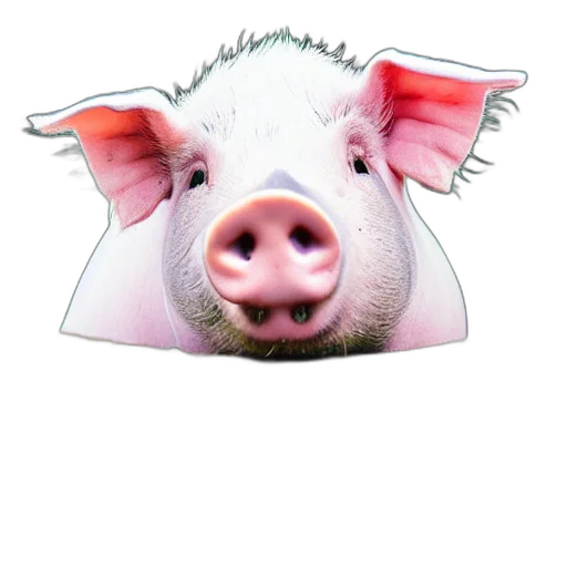 animal, face, mask, photorealistic transparent PNG cut-out