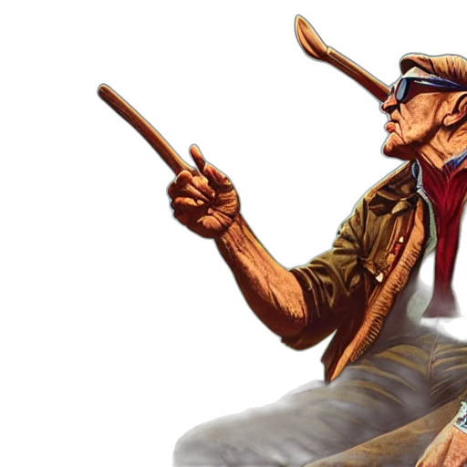 staff, concept art, fantasy art, comic book art transparent PNG cut-out