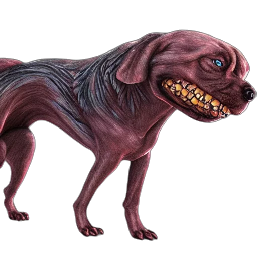 creature, animal, concept art, 3d render transparent PNG cut-out