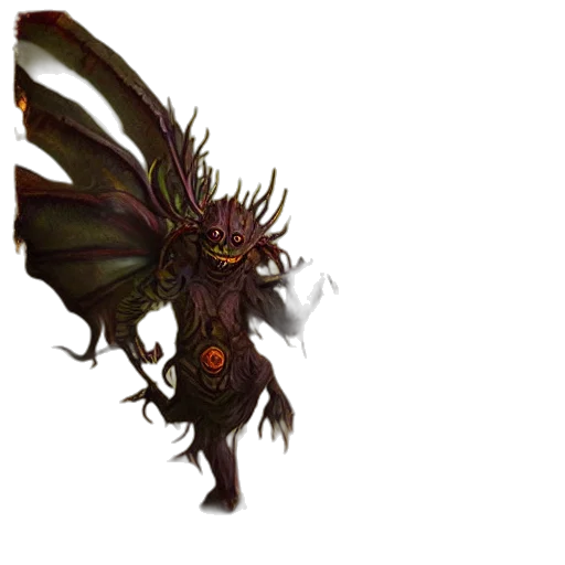 dragon, creature, staff, mask transparent PNG cut-out