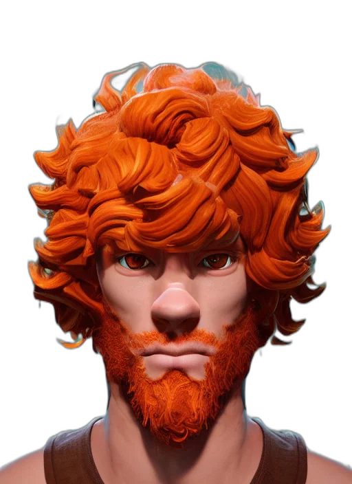 face, hair, mask, crown transparent PNG cut-out