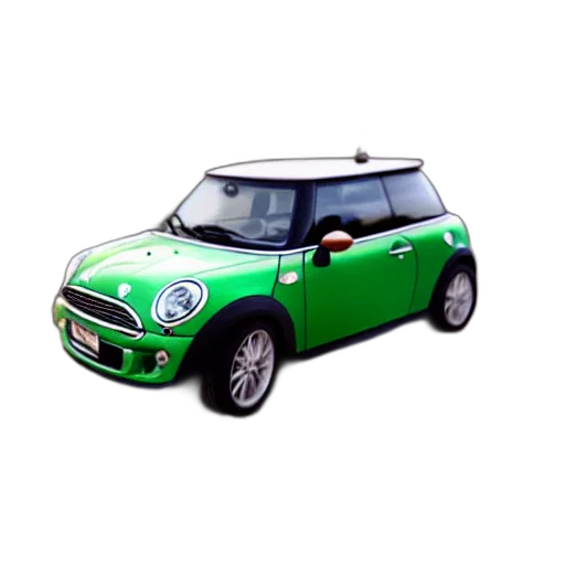 car, animal, 3d render, photorealistic transparent PNG cut-out